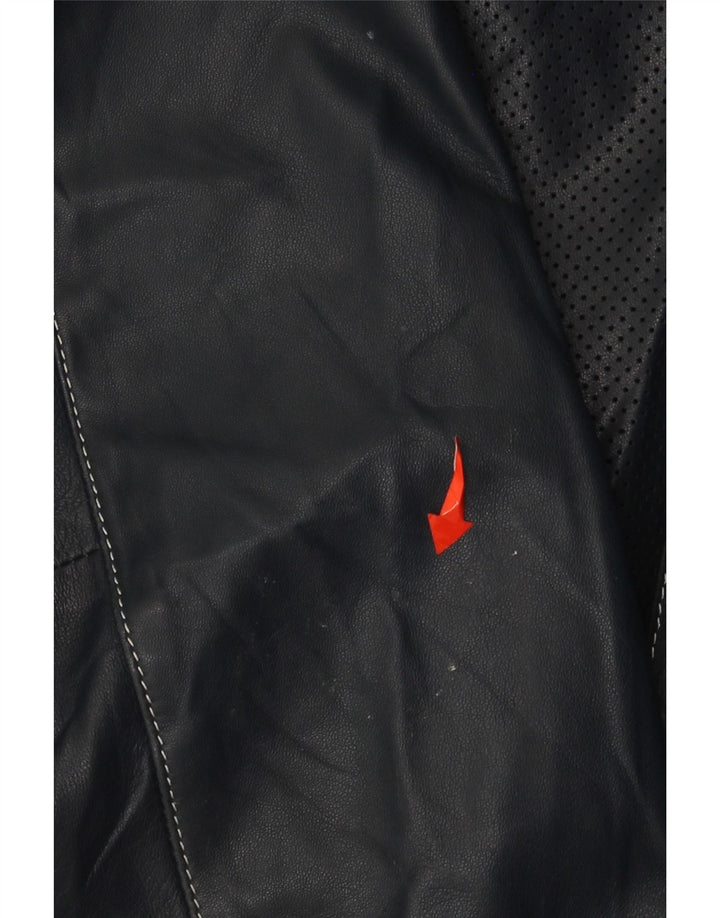 Harmont & Blaine Ανδρικό Δερμάτινο Μπουφάν UK 40 Large Navy Blue Leather