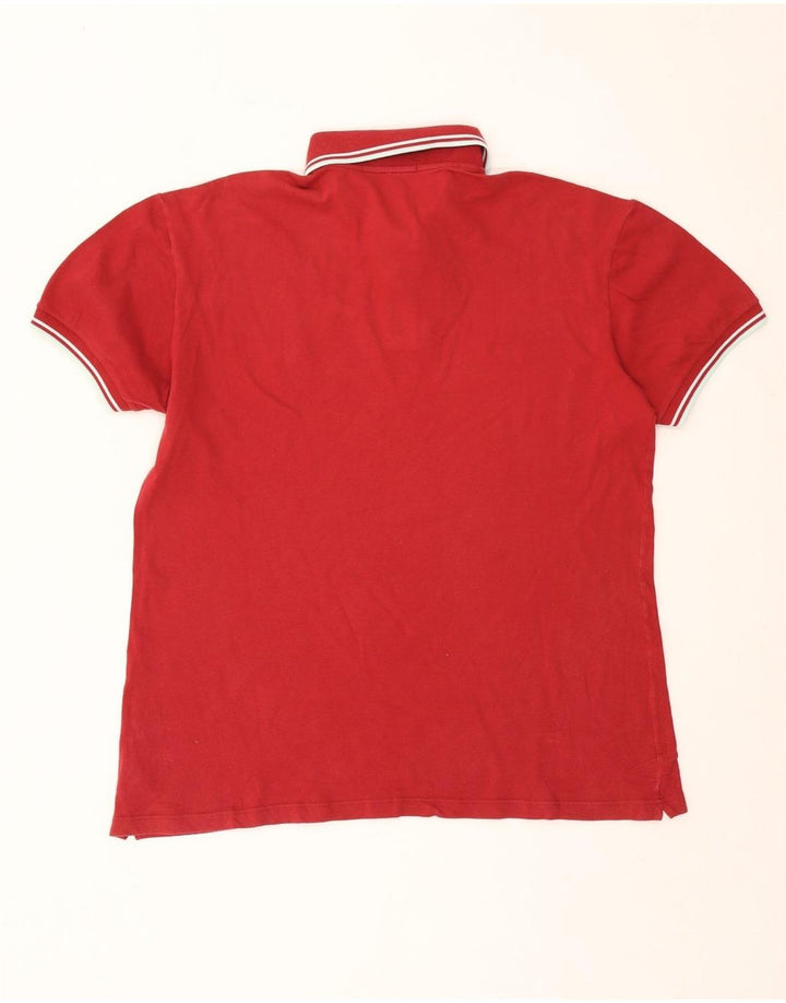 Fred Perry Ανδρικό πουκάμισο Polo IT 48 Βαμβακερό μεσαίο μπορντό