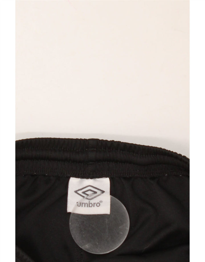 UMBRO Boys Sport Shorts 7-8 Years Medium Black Polyester