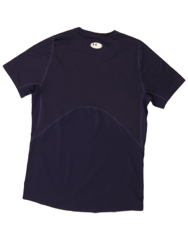 Ανδρικό μπλουζάκι UNDER Armor Heat Gear Top Medium Navy Blue Synthetic