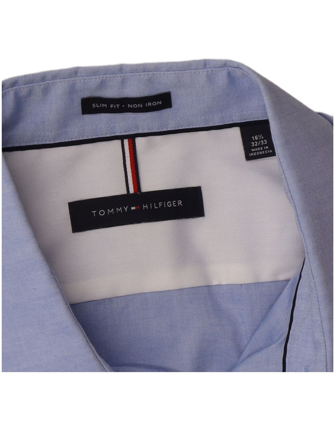 Ανδρικό πουκάμισο Tommy Hilfiger Slim Fit Size 16 Large Blue
