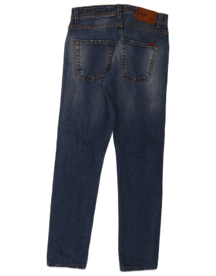Liu Jo Mens Franktop Slim Jeans W32 L28 Μπλε βαμβακερό