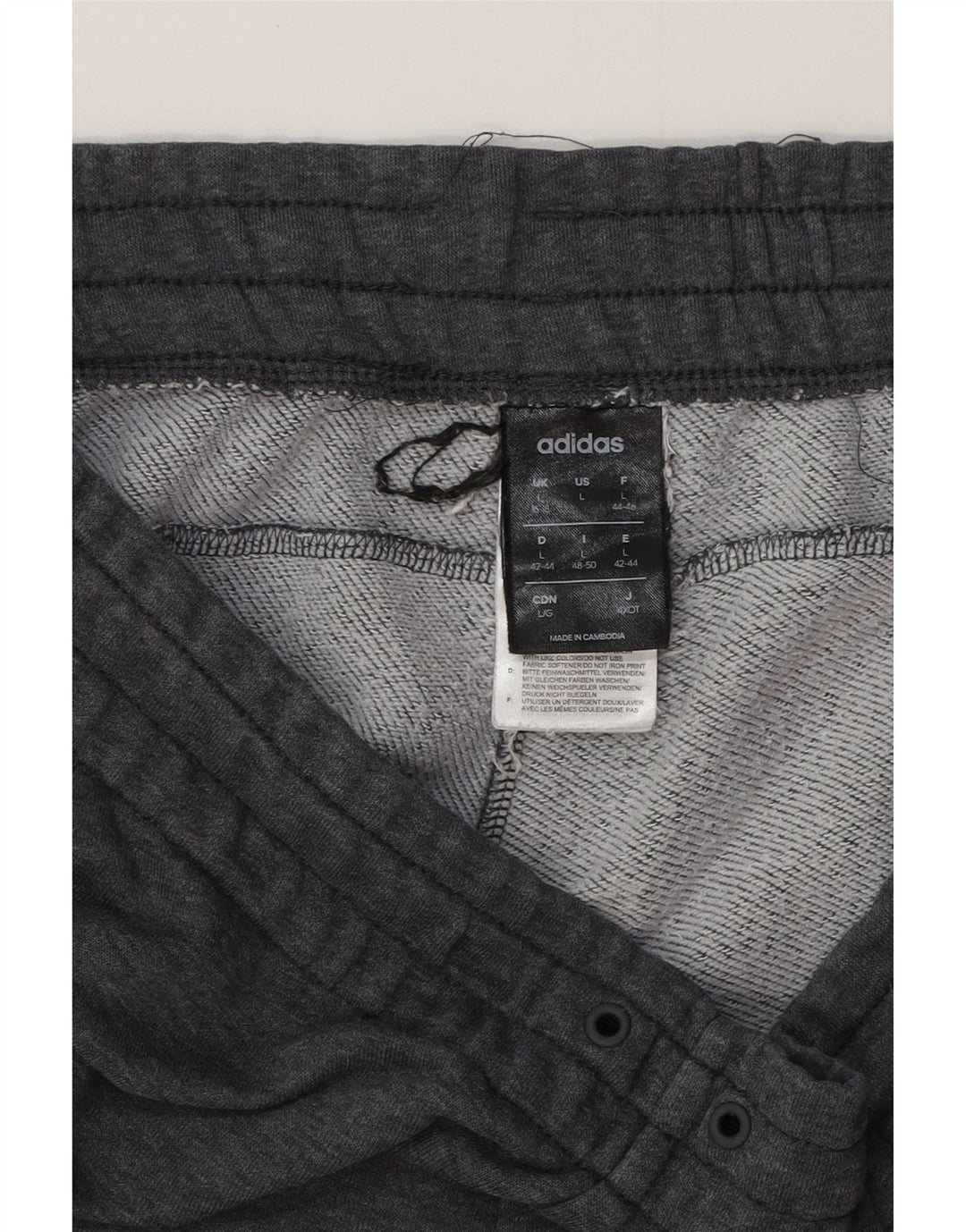 Γυναικεία αθλητική φόρμα ADIDAS Παντελόνι Joggers UK 16/18 Large Grey Flecked