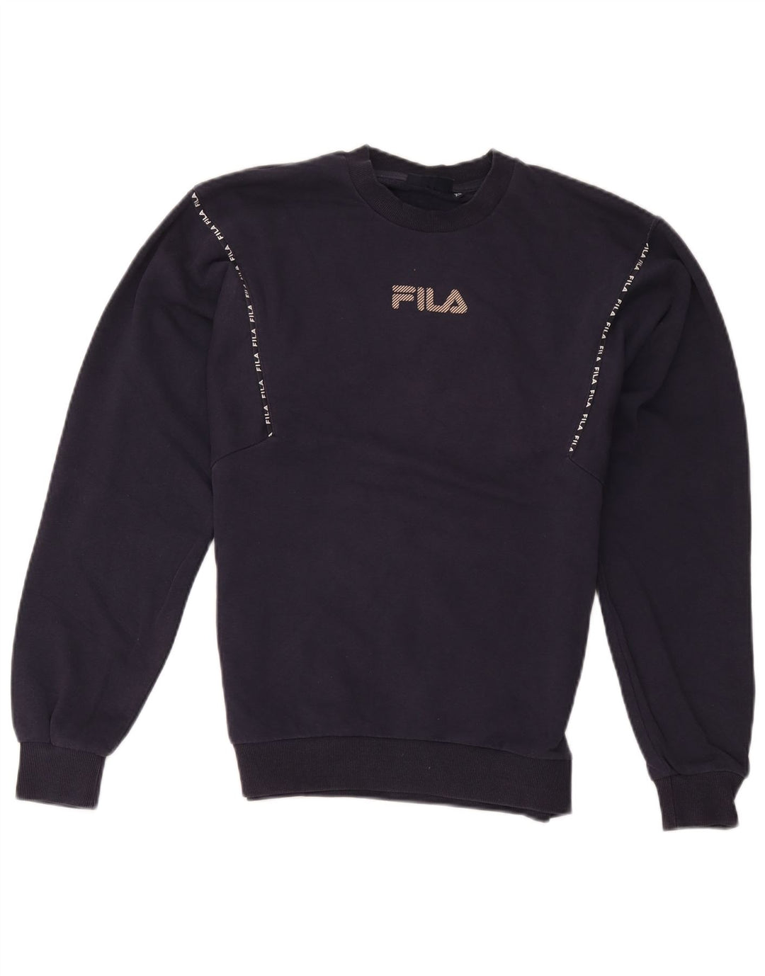 Ανδρικό γραφικό φούτερ Fila Jumper XS Navy Blue Cotton