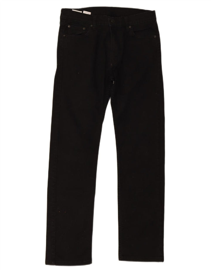 Levi's Mens 513 Slim Straight Jeans W30 L32 Μαύρο βαμβακερό