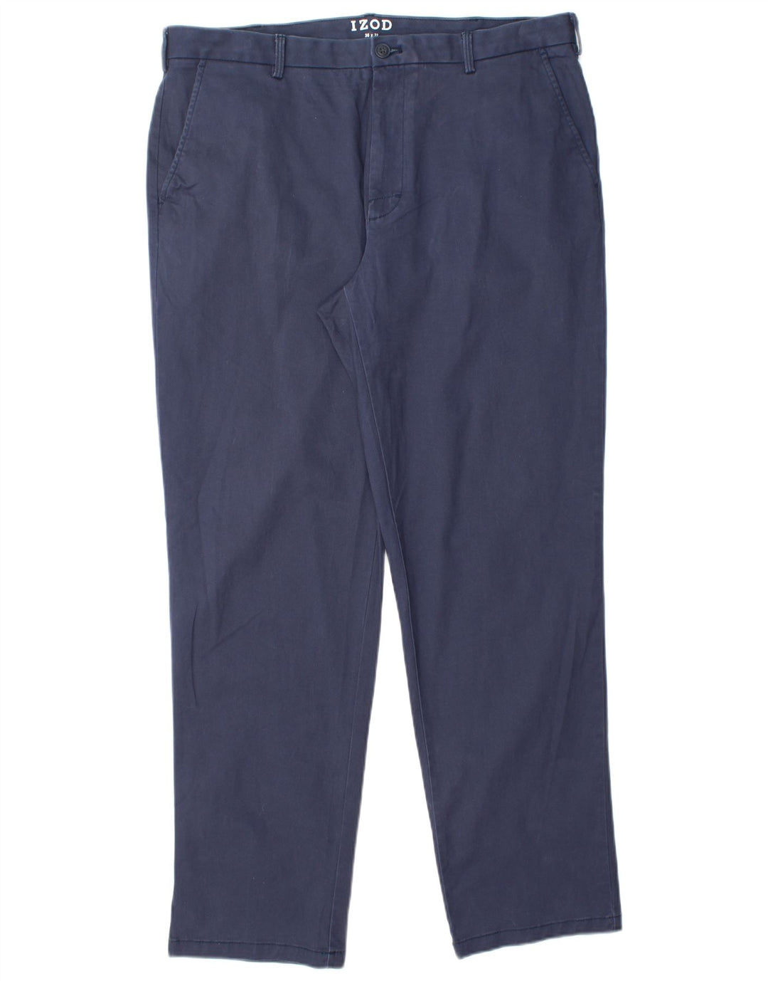 Ανδρικό ίσιο παντελόνι Chino IZOD W36 L32 Navy Blue Cotton