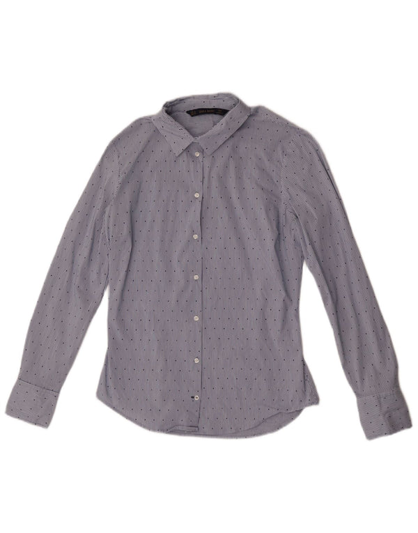 Zara Γυναικείο Πουκάμισο UK 12 μεσαίου μπλε ρίγες