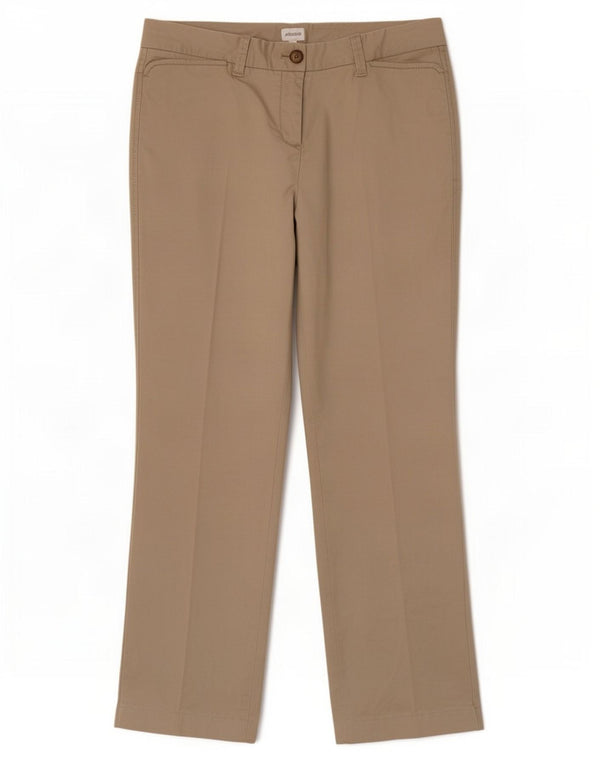 Musto γυναικείο ίσιο casual παντελόνι UK 12 Medium W32 L30 Beige βαμβακερό