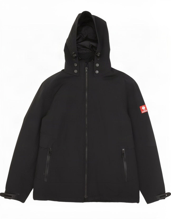 Γυναικείο μπουφάν βροχής με κουκούλα Engelbert Strauss UK 14 Medium Black Nylon