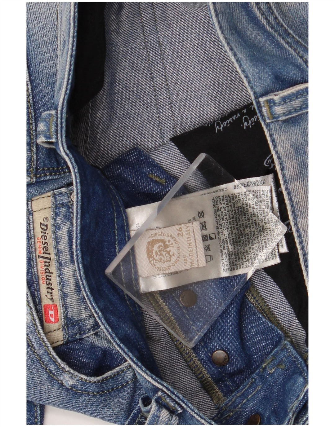 Diesel Womens Joggers Slim Jeans W26 L29 Μπλε βαμβακερό