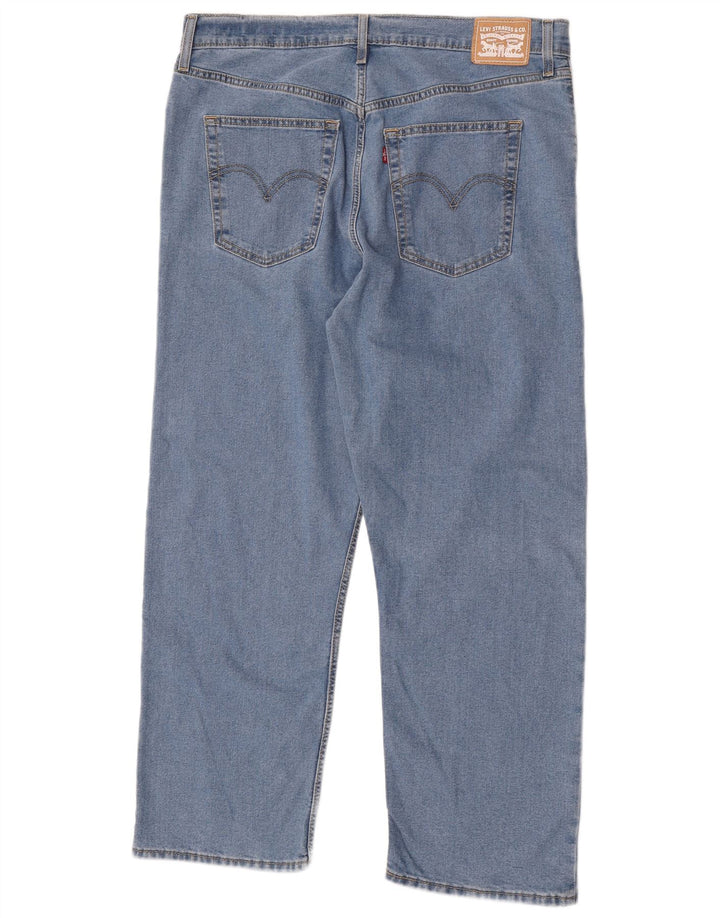 Ανδρικό τζιν Levi's Straight W34 L28 Blue Cotton
