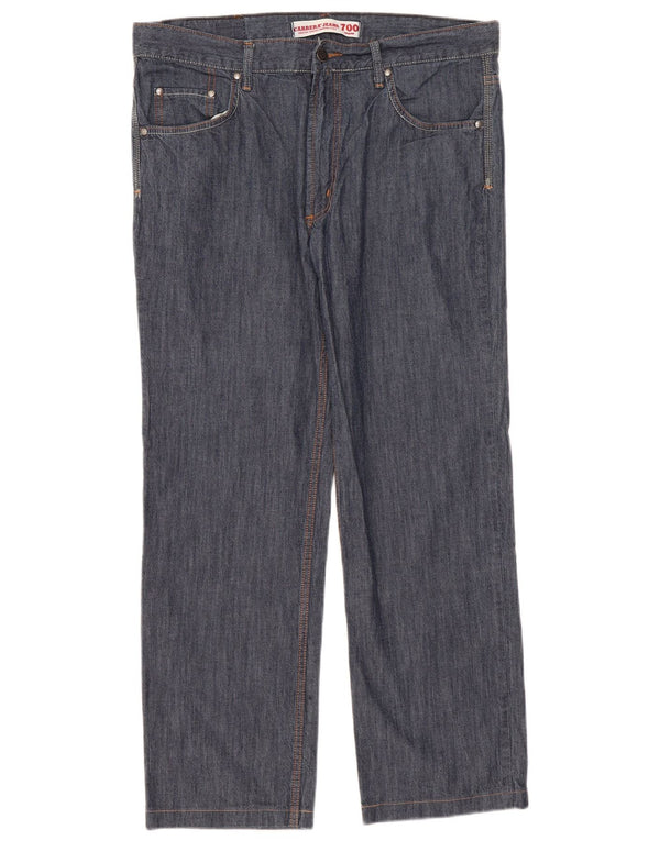 Carrera Mens 700 Regular Straight Jeans IT 52 XL W36 L29 Blue Cotton