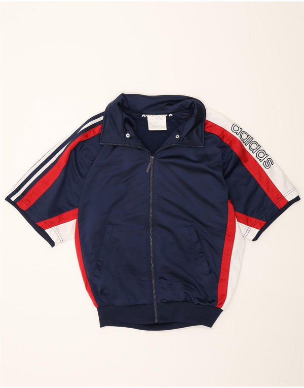 Ανδρική φόρμα φόρμας γραφικών Adidas Top Jacket UK 36/38 Small Navy Blue