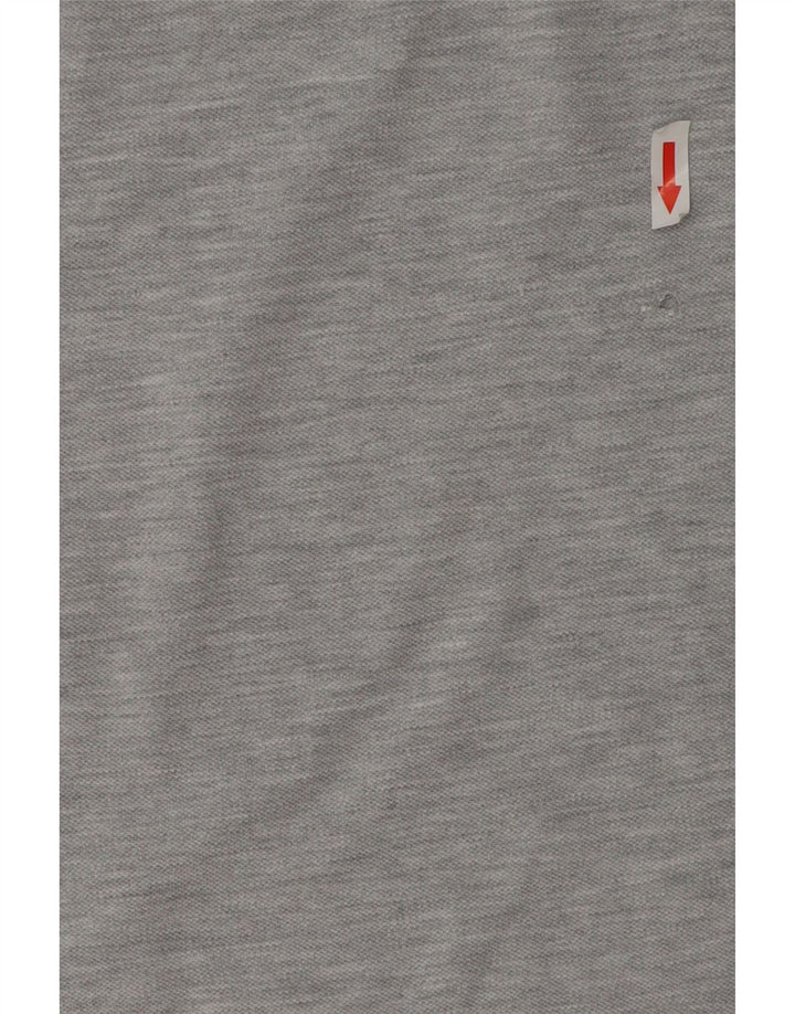 Lee Γυναικείο Πόλο Μπλουζάκι UK 12 Βαμβακερό μεσαίο γκρι