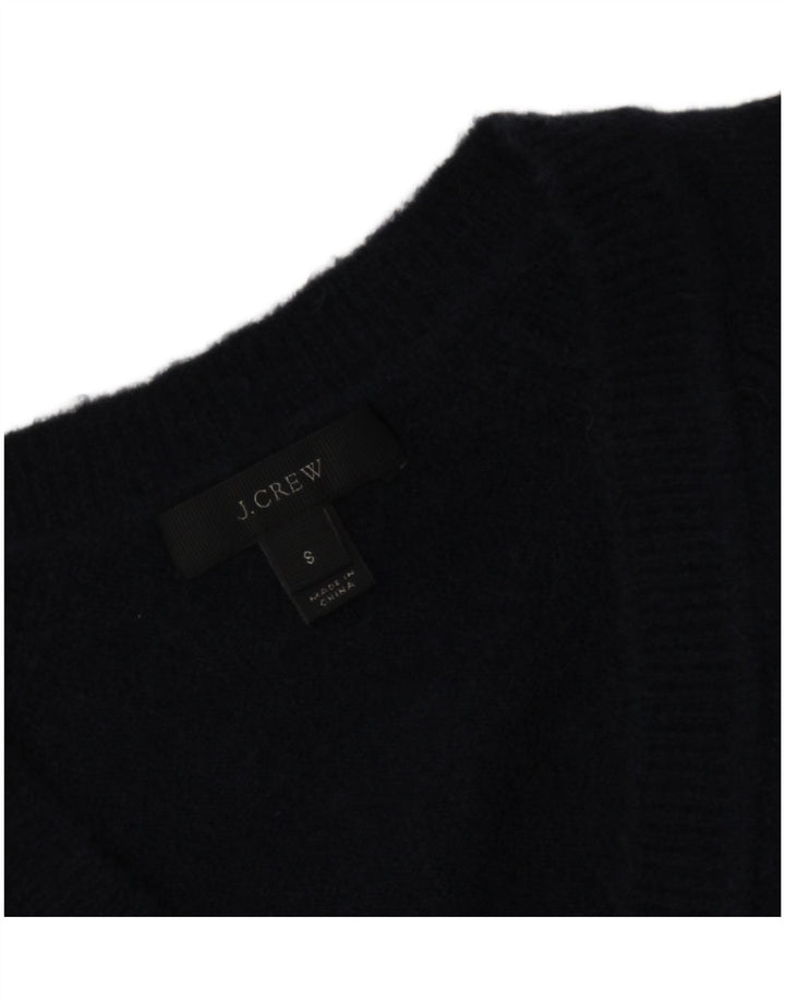 J. CREW Γυναικείο πουλόβερ με λαιμόκοψη μεγάλου μεγέθους UK 10 Small Navy Blue