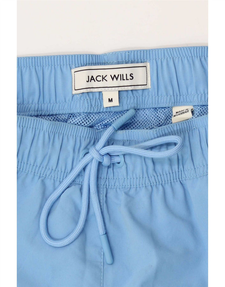 Jack Wills Mens Swimming Shorts Medium Blue Polyester