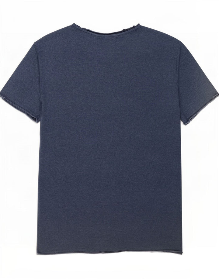Zara Ανδρικό T-Shirt Top Large Navy Blue