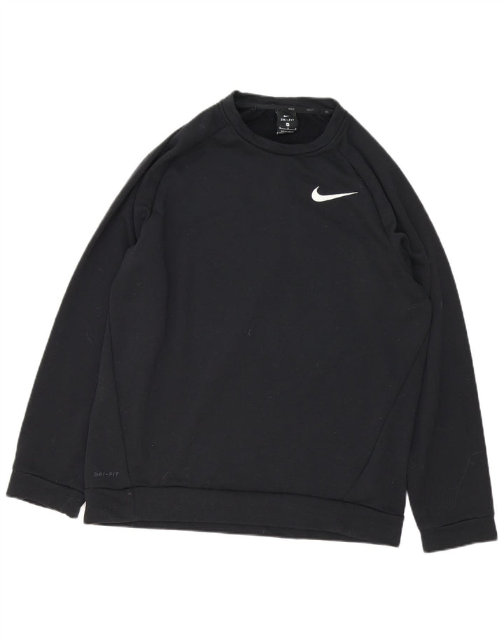 Ανδρικό φούτερ Nike Dri Fit Jumper Μεσαίο μαύρο πολυεστέρα