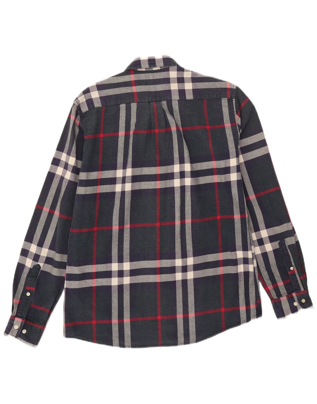 Ανδρικό φανελένιο πουκάμισο Barbour Tailored Fit, μεσαίο μπλε καρό βαμβακερό