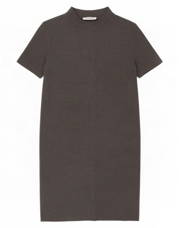 Zara Γυναικείο T-Shirt Trafaluc Φόρεμα UK 14 μεσαίο γκρι βαμβακερό