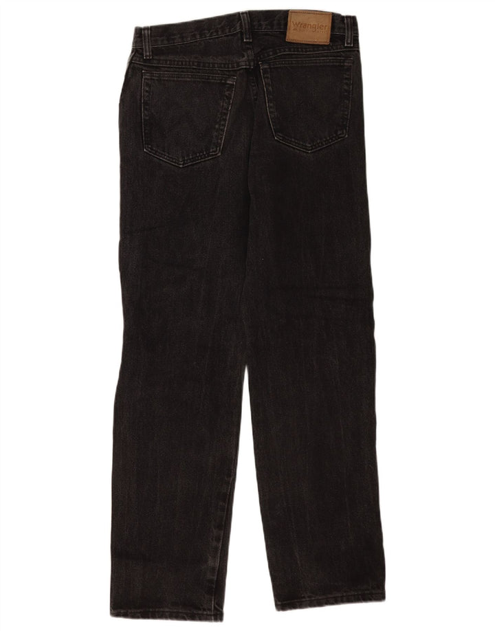 Ανδρικό τζιν Wrangler ίσιο W28 L29 Μαύρο