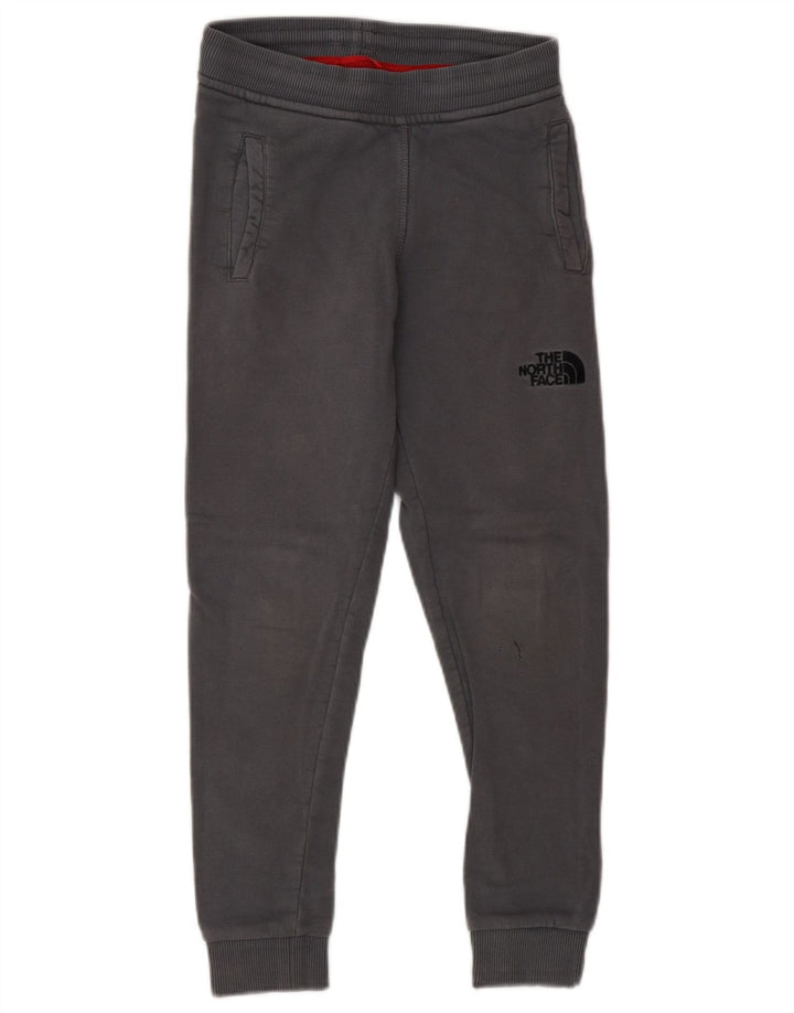 The North Face Boys αθλητική φόρμα παντελόνι Joggers 7-8 ετών Small Grey Cotton