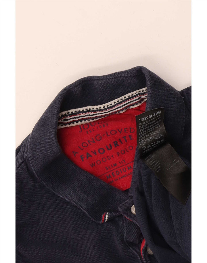 Joules Ανδρικό πουκάμισο Polo Slim Fit Βαμβακερό μεσαίο ναυτικό