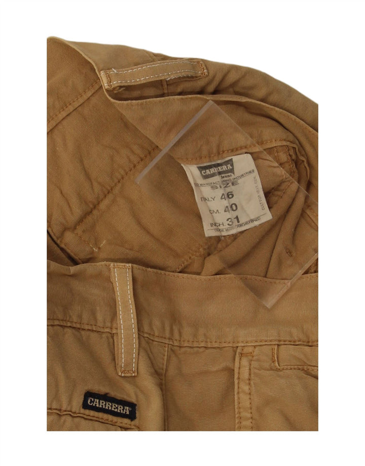 CARRERA Mens Chino Shorts IT 46 Small W31  Beige Cotton Vintage Carrera and Second-Hand Carrera from Messina Hembry 