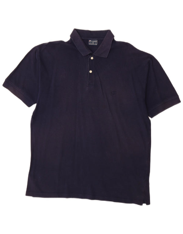 Ανδρικό μπλουζάκι πόλο Champion XL Navy Blue Cotton