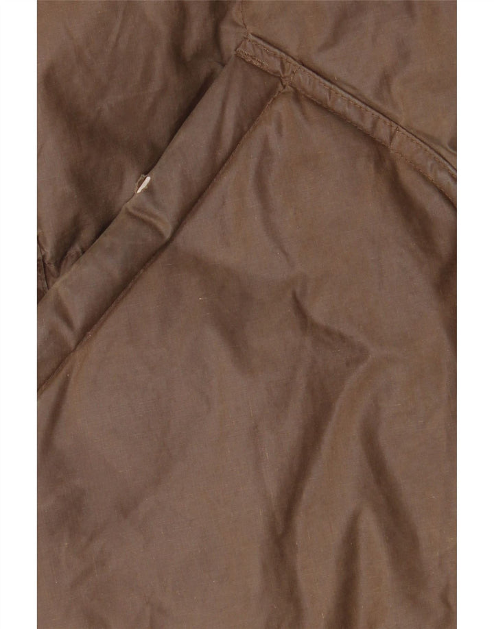 Diesel Mens Padded Gilet UK 40 Large Brown Polyester