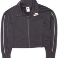 Μπουφάν Nike Girls Tracksuit Top Jacket 13-14 Years XL Μαύρο Πολυεστέρας