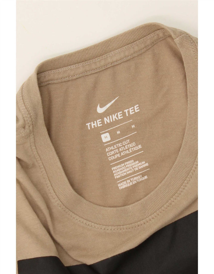 Ανδρικό T-shirt με γραφικό αθλητικό κόψιμο Nike, μεσαίο μπεζ