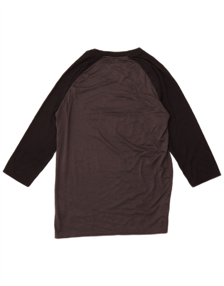 Γυναικείο γραφικό μπλουζάκι NIKE Athletic Cut Top UK 8 Small Grey Sports