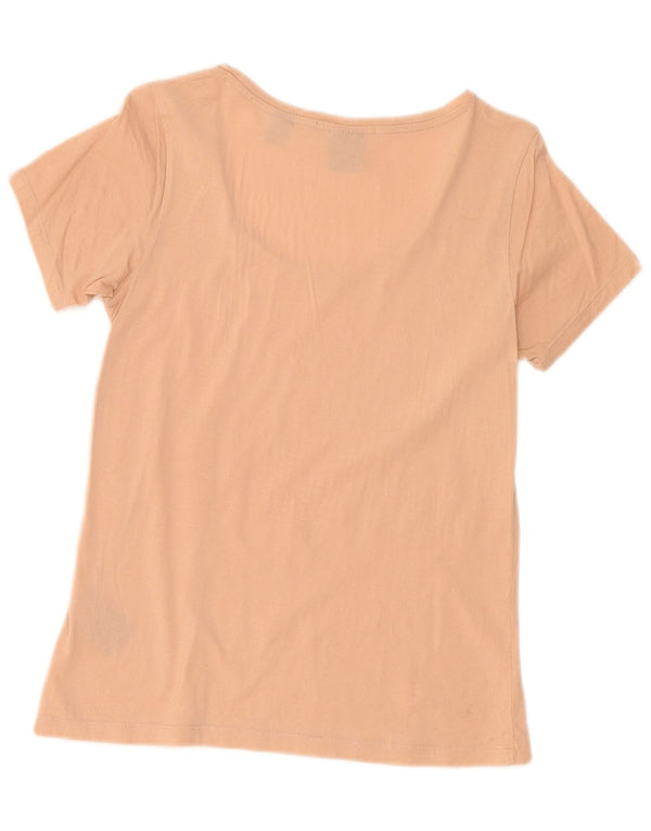 Maison Scotch Γυναικείο T-Shirt Top UK 10 Small Beige Cotton