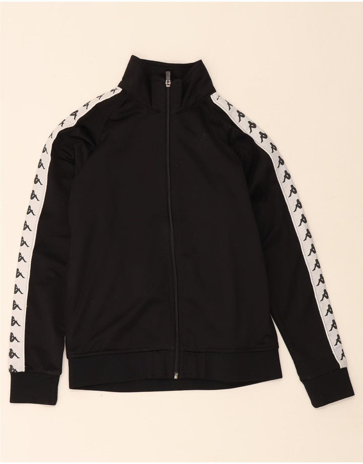 Kappa Boys Graphic αθλητική φόρμα Top Jacket 13-14 Years Black Colourblock