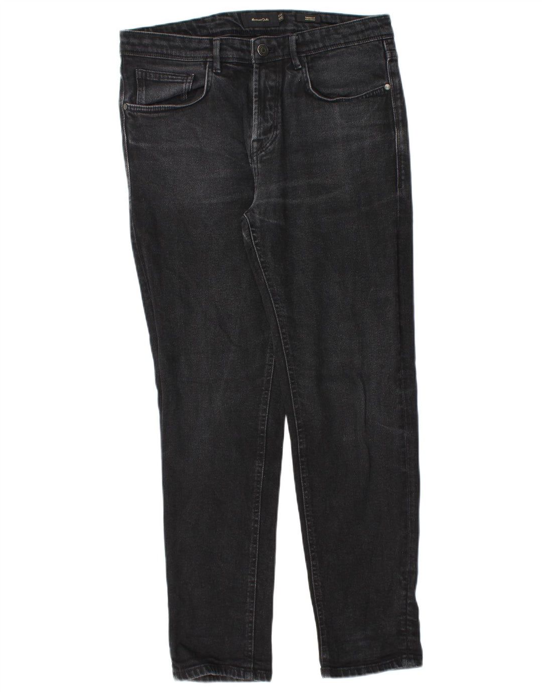 Massimo Dutti Ανδρικό Slim Jeans EU 40 Medium W31 L28 Μαύρο