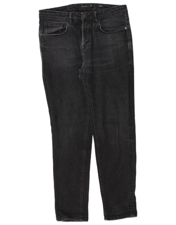 Massimo Dutti Ανδρικό Slim Jeans EU 40 Medium W31 L28 Μαύρο