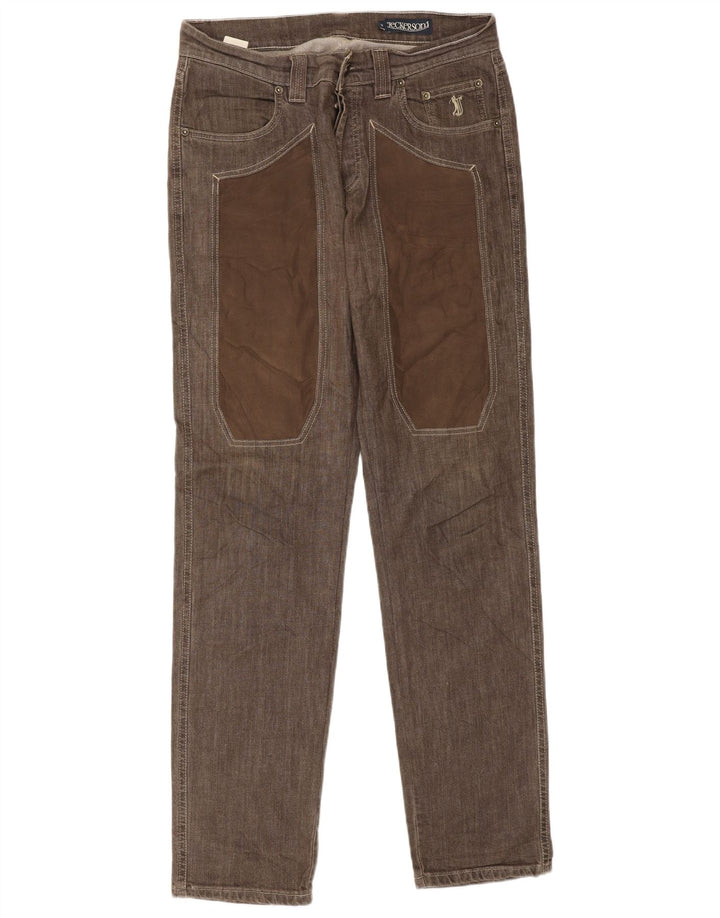 Jeckerson Ανδρικό Slim Jeans W32 L34 Καφέ Βαμβακερό