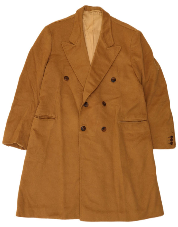 Vintage Ανδρικό παλτό με διπλό στήθος UK 36 Small Beige