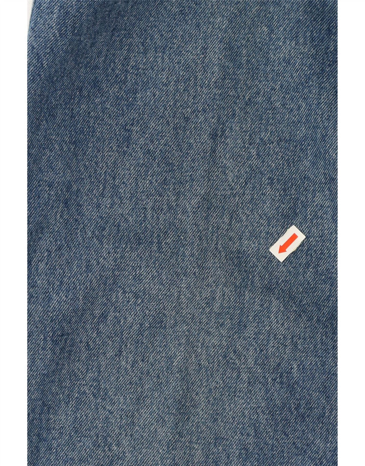 VINTAGE Γυναικείο ψηλόμεσο τζιν IT 44 Medium W27 L30 Μπλε βαμβακερό