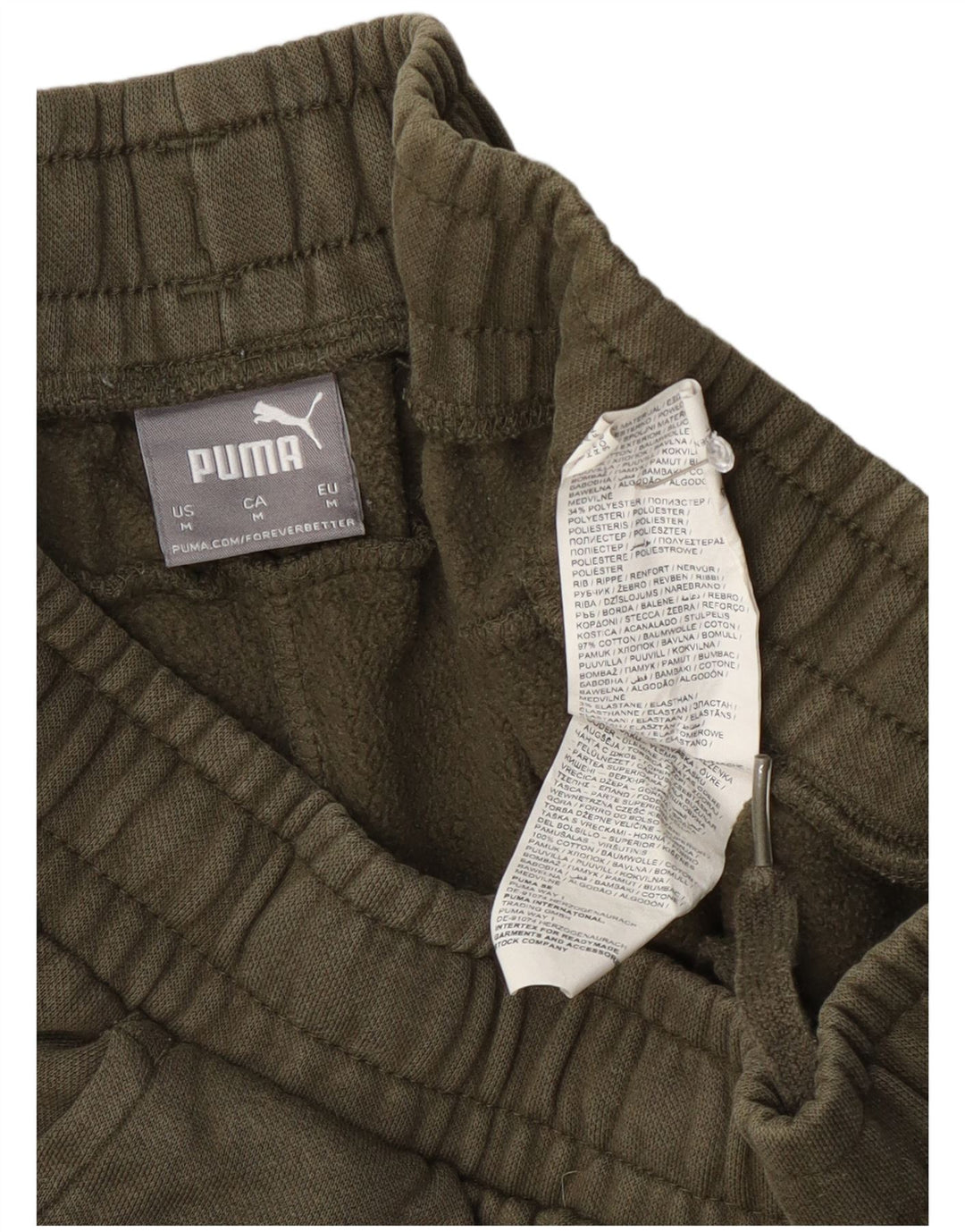 Ανδρική φόρμα Puma Παντελόνι Joggers Μεσαίο Χακί Βαμβακερό
