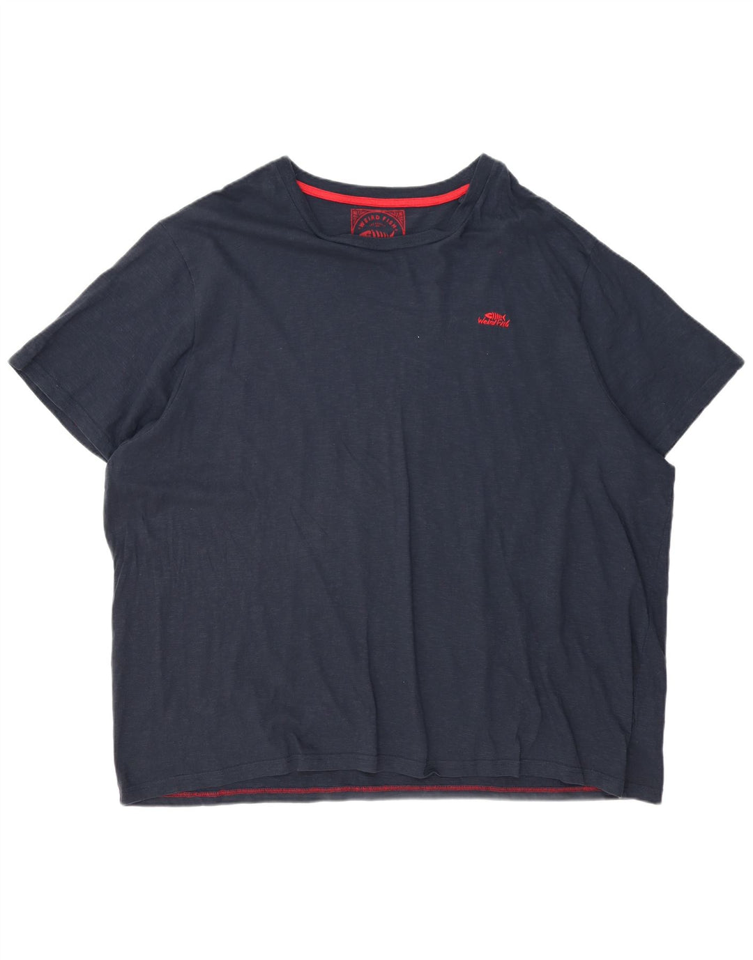 Ανδρικό T-Shirt Weird Fish Top 5XL Navy Blue Cotton