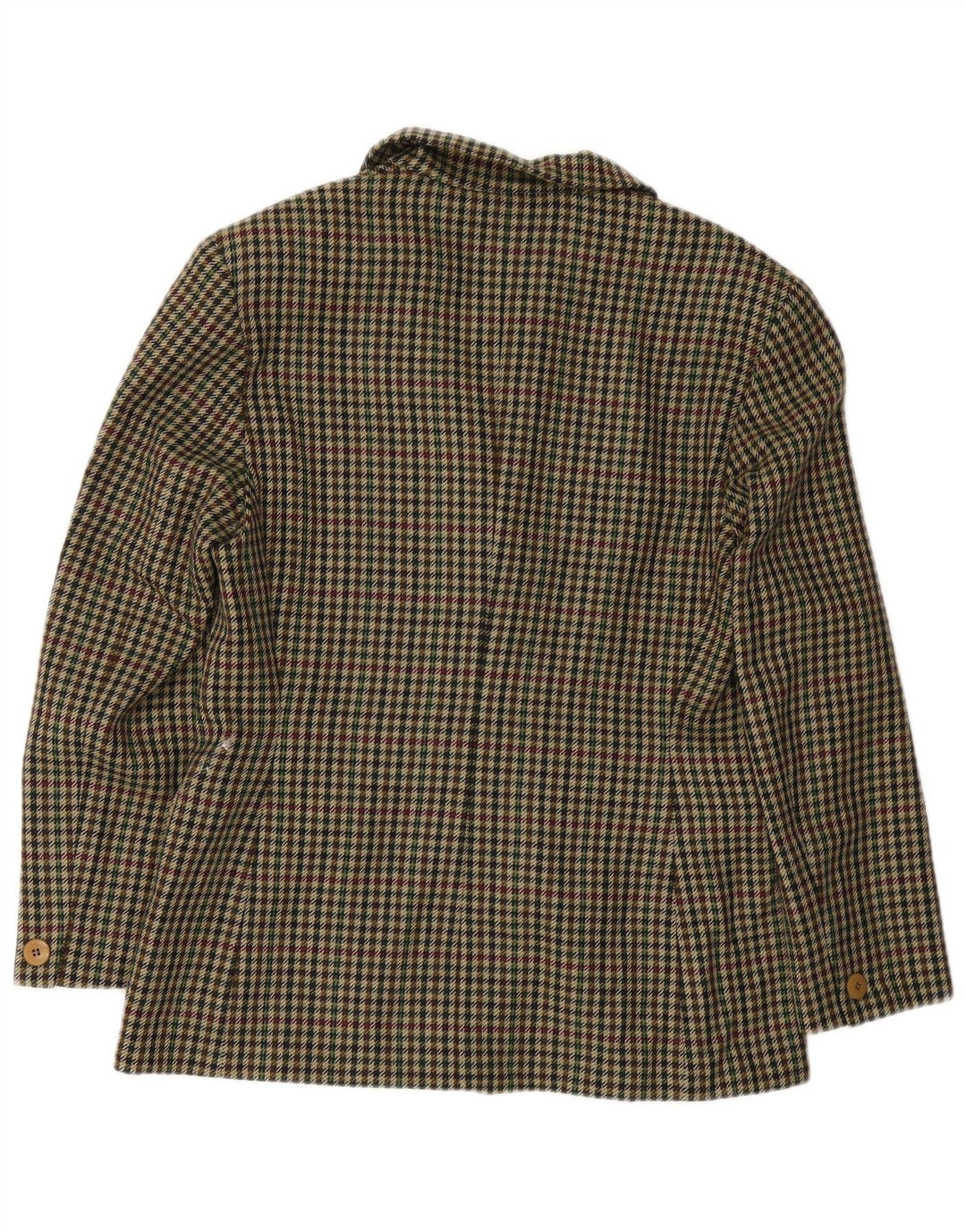Max Mara Γυναικείο Σαββατοκύριακο Blazer Jacket UK 16 Large Green Houndstooth