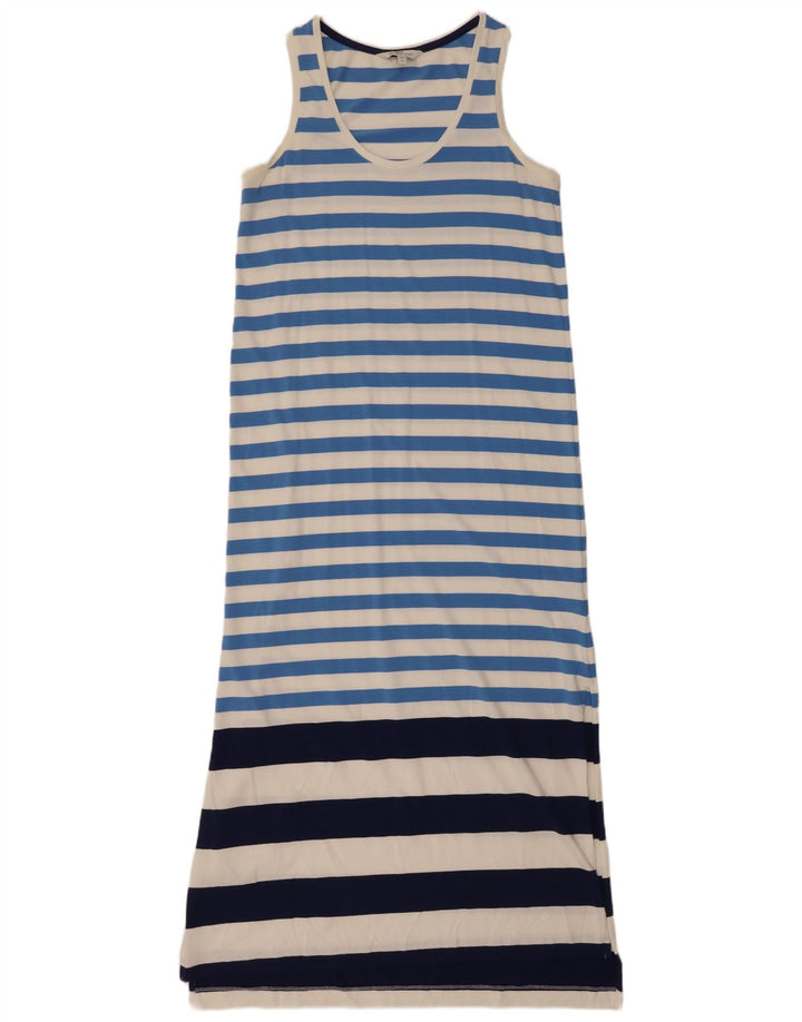 VINEYARD VINES Γυναικείο αμάνικο μπλουζάκι UK 10 Small Blue ριγέ