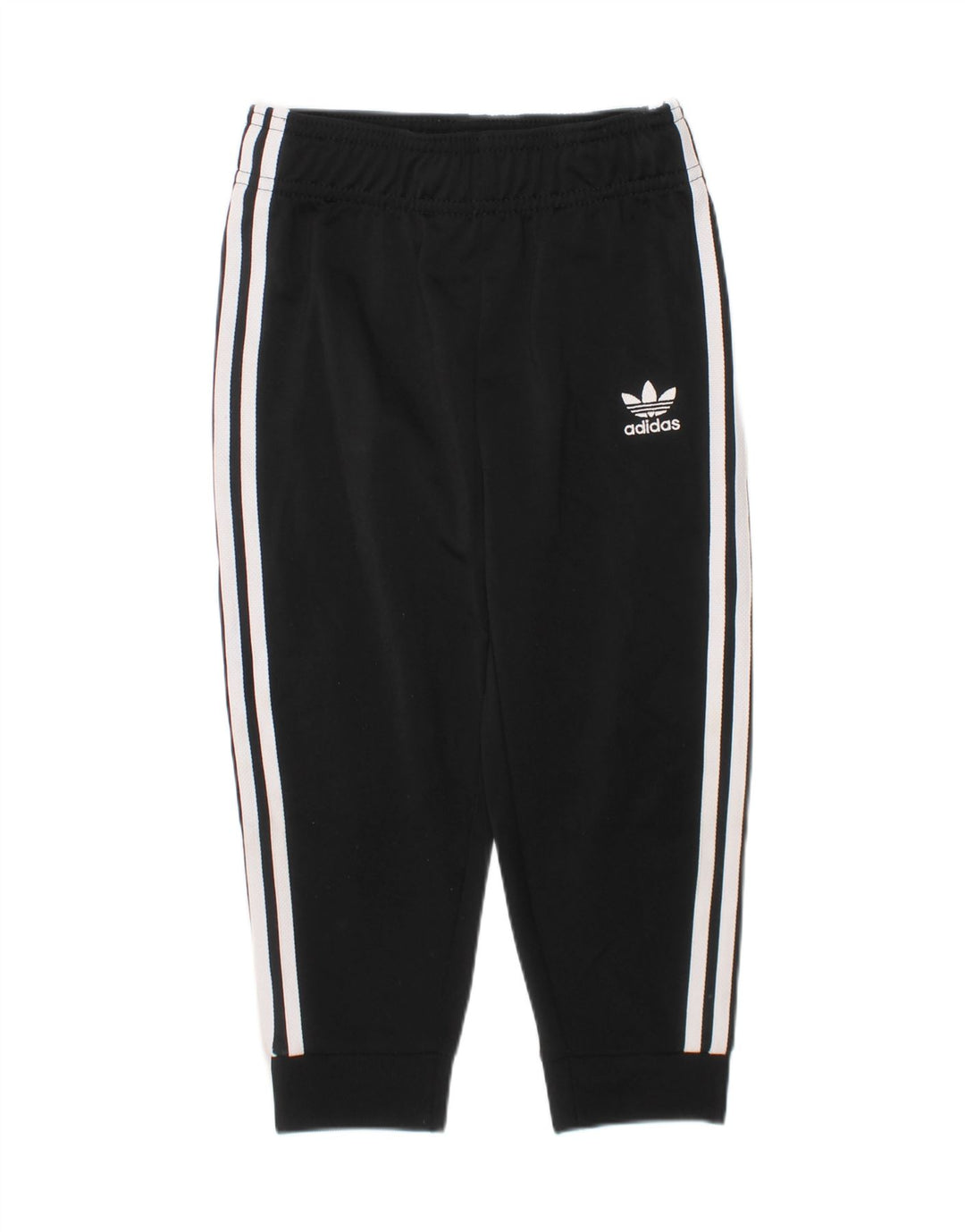 ADIDAS Boys Tracksuit Trousers Joggers 2-3 Years  Black Polyester Vintage Adidas and Second-Hand Adidas from Messina Hembry 