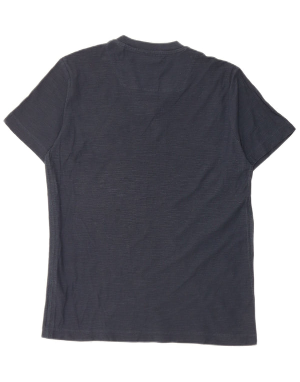 Ανδρικό T-Shirt Diesel Top Small Navy Blue Flecked Cotton