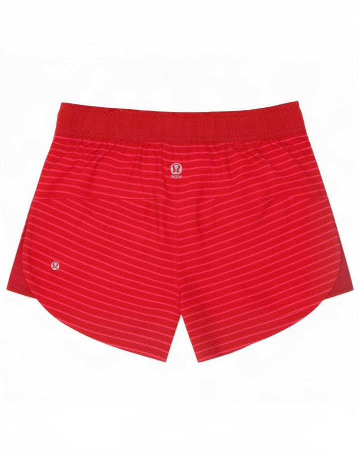 Γυναικείο αθλητικό σορτς Lululemon US 6 Μεσαίων Ροζ ριγέ