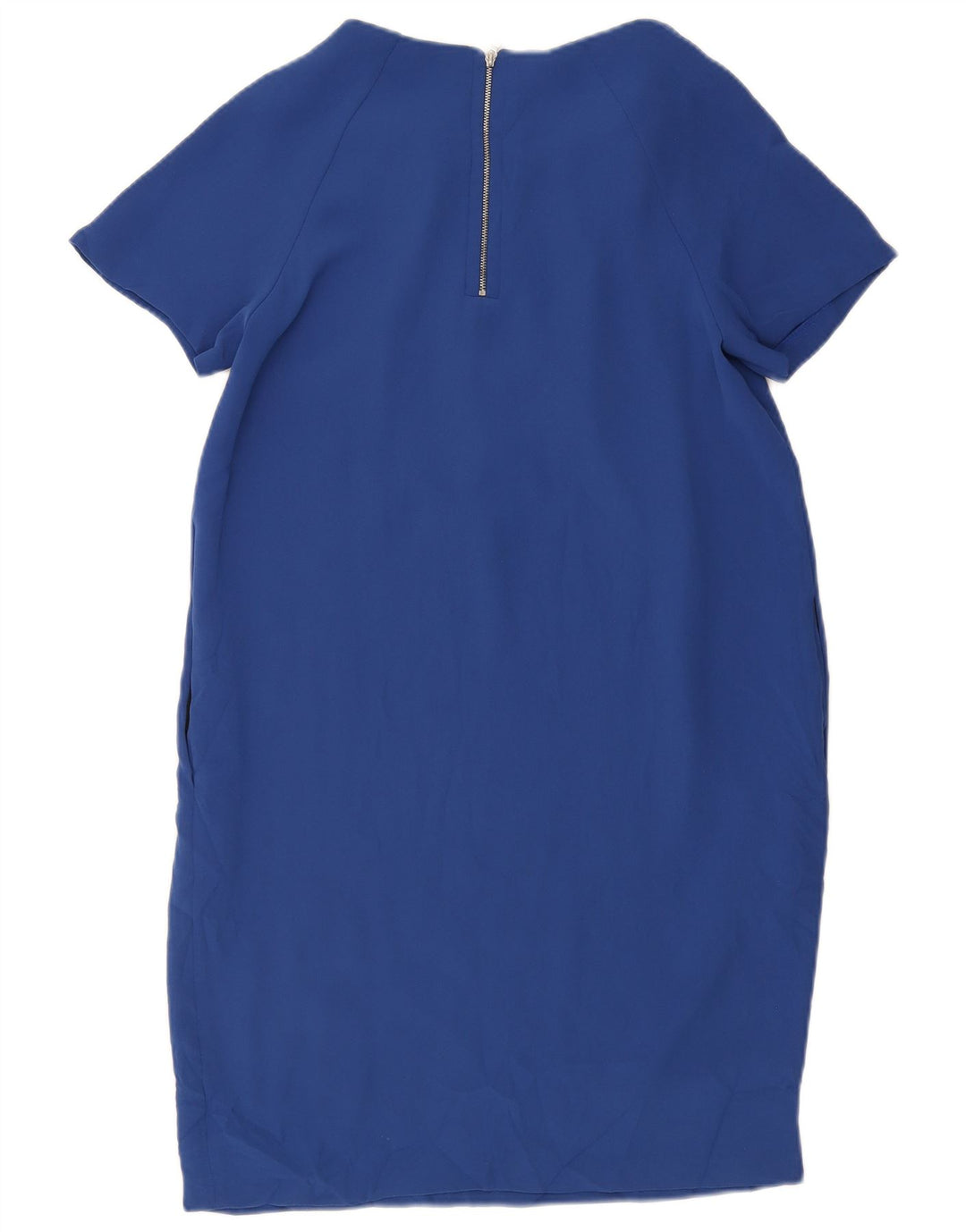 Marks & Spencer Γυναικείο φόρεμα Shift UK 10 Small Blue Polyester