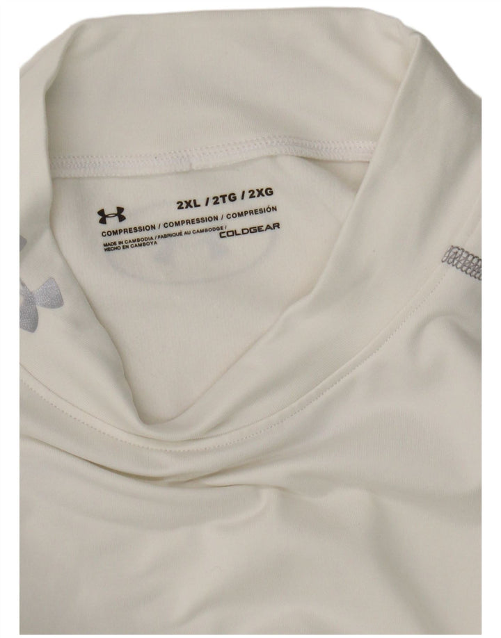 Under Armour Ανδρικό Cold Gear Μακρυμάνικο 2XL Λευκό