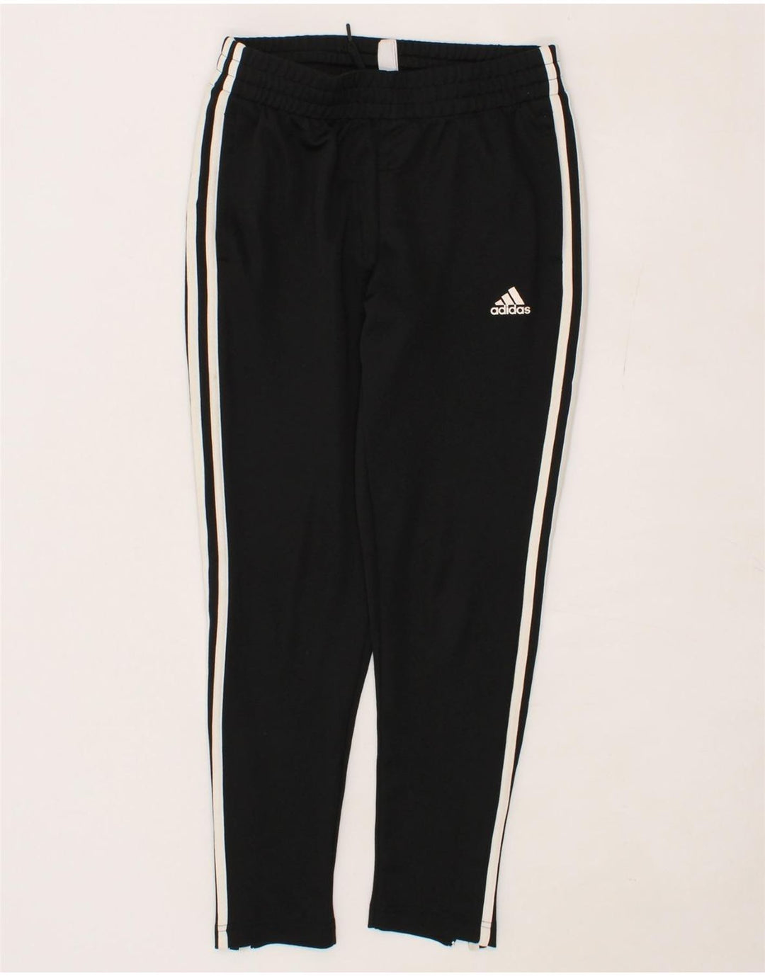 ADIDAS Womens Tracksuit Trousers UK 8/10 Small  Black Polyester Vintage Adidas and Second-Hand Adidas from Messina Hembry 